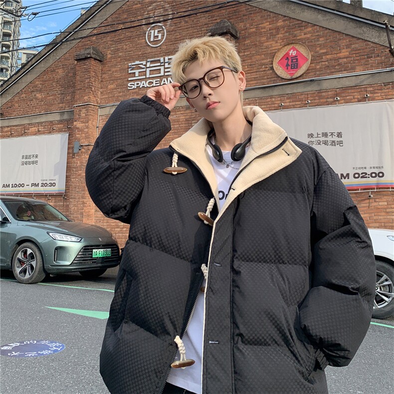 MY246-特批105控168冬装美式立领机车棉服情侣棉衣面包服外套男,男装棉衣,电商B370