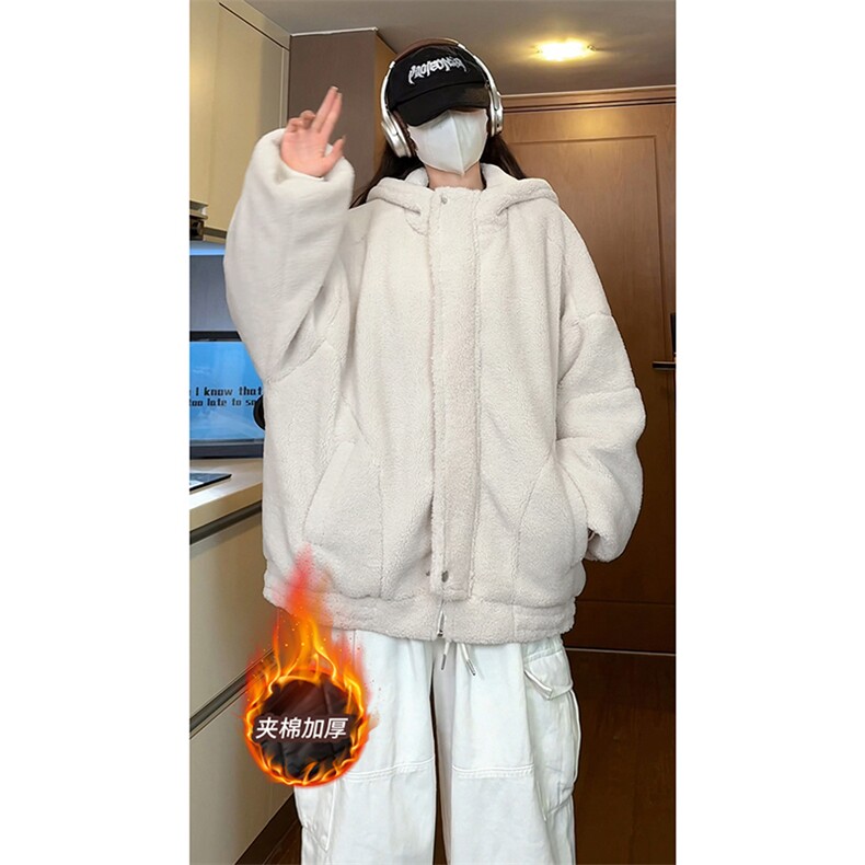宽松连帽传统复古外套都市潮流经典美式学院风棉衣HY676TP98,男装棉衣,电商A102B