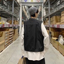 军事机能风户外战术工装马甲背心外套男女多口袋ins春季MJ51-p30图片