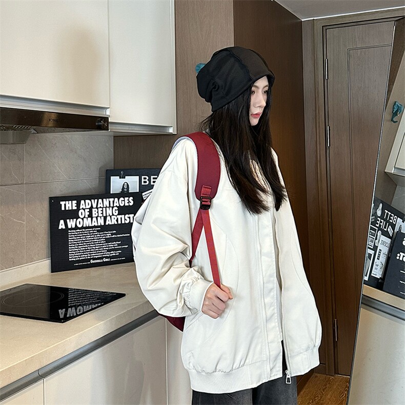 港风大码美式潮牌男女情侣款圆领夹克外套XZ213-JKMM02-P75控98,男装夹克,星座213