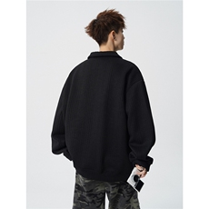 现货WY10167-特P45控88新款高品质大码百搭宽松半拉链卫衣男，男装卫衣，电商A059