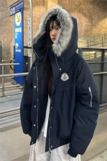 毛领派克服棉衣冬季情侣保暖棉服外套XZ514-2-MY006-P118，男装棉衣，星座514-2(原B239)