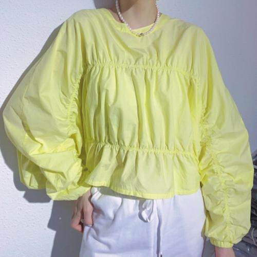 抽绳衬衫，女装衬衫，G7V7