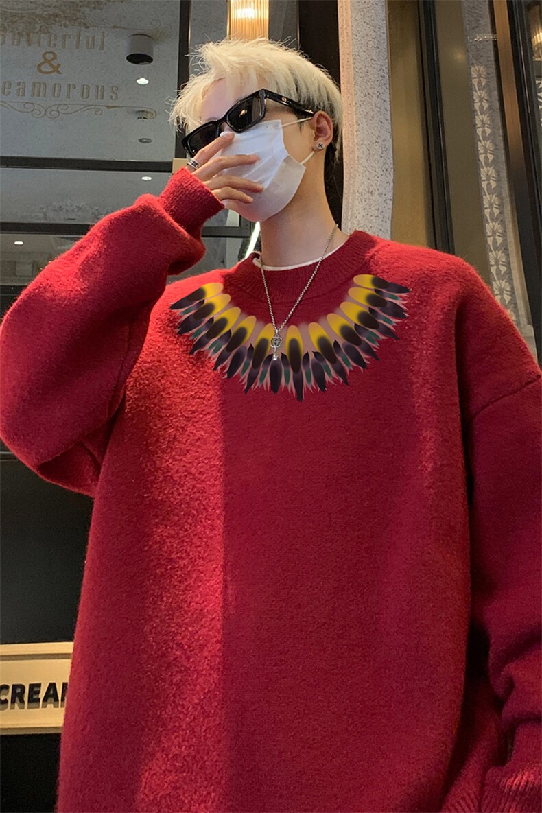 高质量！秋冬季半高领毛衣男士加绒加厚线衣针织衫男DMY546-特P38,男装针织衫/毛衣,电商B371
