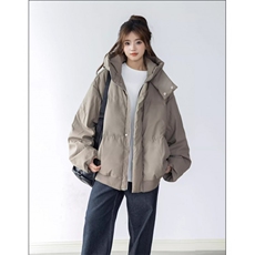W10933-P108网图现货棉衣美式复古连帽棉服冬季加厚保暖面包服，男装棉衣，星座1608