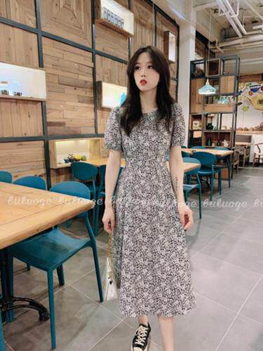 夏季新款连衣裙，女装连衣裙，布落阁