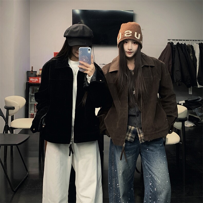 26年马年新款W2606麂皮夹克P95特，男装夹克，电商C313