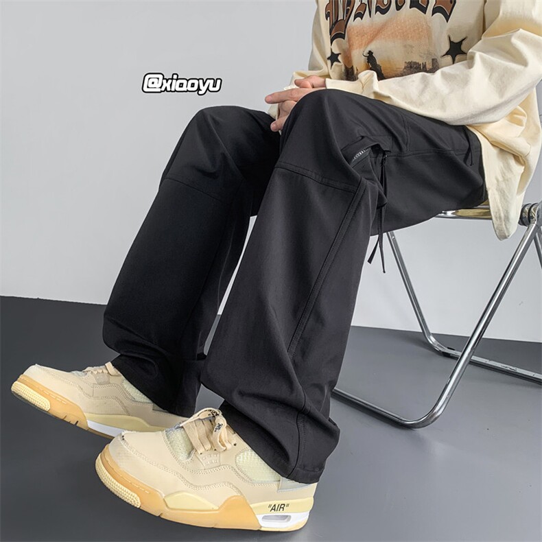 XZ616秋季新款防水冲锋裤拉链设计感休闲长裤TY936P45控58,男装休闲裤,星座512A（原616）
