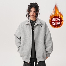 2026潮流潮牌宽松百搭男女情侣上衣卫衣纯色刺绣加绒加厚重磅，男装卫衣，星座1210-1