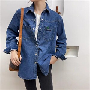 YZ2022春装系列牛仔衬衫外套上新,女装衬衫,Y·Z 羽倬