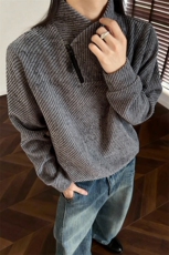 (有原版亮片)美式条纹交叉V领卫衣XZ514-2-HWY70-常规P25加绒P30，男装卫衣，星座514-2(原B239)