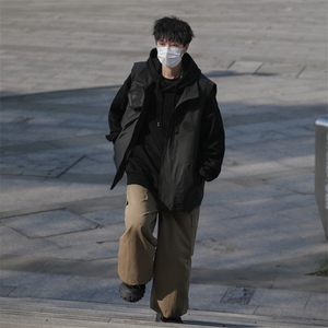 马甲男韩版潮高街帅气2023夏季新款ins宽松百搭个性外套W4805-P49