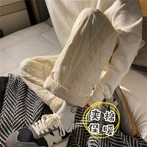 A165-K7941-P65控78现货~羽绒棉裤~加厚保暖御寒防风休闲暖暖裤图片