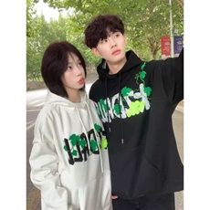 原创设计葡萄网球毛巾绣连帽卫衣美式街头宽松休闲男女，男装卫衣，四季星座505