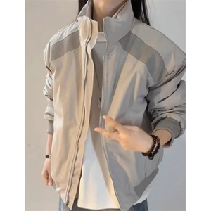 解构立领棒球服棉衣拼接加厚保暖痞帅飞行夹克棉服 JM669图片