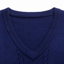 SW1912男式2023年秋冬新款羊毛背心v领商务马甲毛衣休闲针织衫P45图片