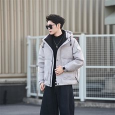 9805-M-3XL-P215-标50绒社会小伙男士休闲连帽潮牌保暖羽绒服，男装羽绒服，电商B255