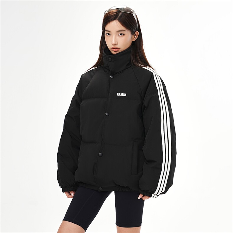 90白鸭绒简约立领纯色加厚学生羽绒服 225-2-Y212-P235 控318图片