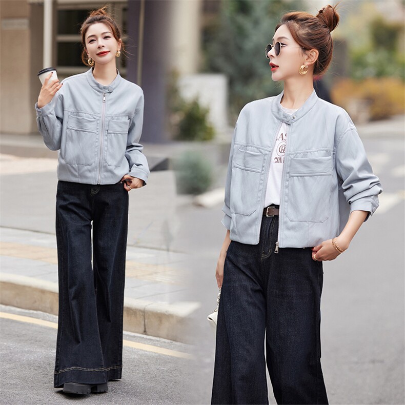 皮衣女外套短款上衣2025春秋季新款洋气显瘦小个子PU皮机车服夹克，女装皮衣，潮流依族