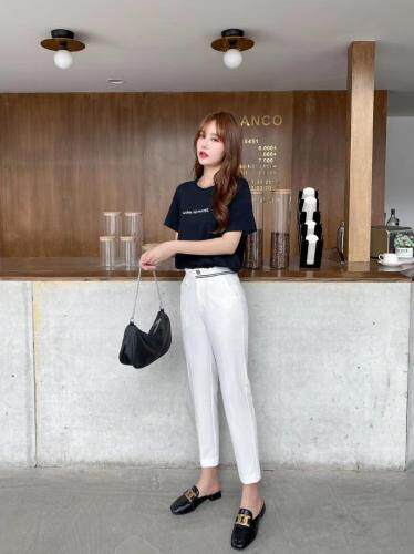 夏季新款时尚九分裤薄料，女装，贝若依·歆萌