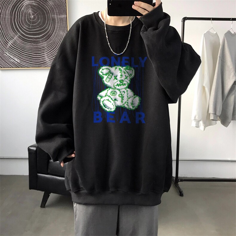 WTT 情侣印花圆领秋冬卫衣 常规P30 加绒P40 S-5XL 支持定制图片