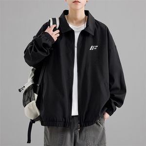 新款春款高品质休闲百搭男复古飞行夹克外套JK706P49图片