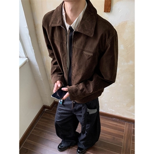 1506A/GW50530/P74美式行政夹克男高级感外套韩系轻奢工装飞行员图片