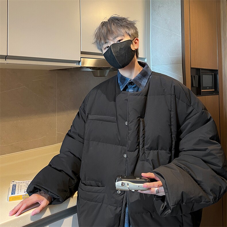8XL-M90白鸭绒！超厚短外套羽绒服男面包服棉衣YRFC06P220控258,男装棉衣,电商D206-1