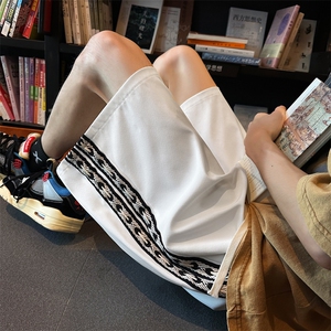 百搭针织拼接百搭舒适运动风冰丝五分短  DK523-特批21图片