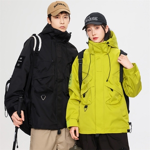无影墙连帽冲锋衣情侣外套防风防水登山服夹克男JK2353-P68图片