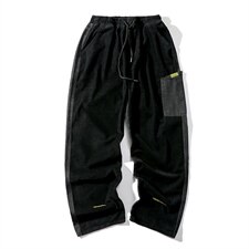 【】A003-HZ7203-P60拼接时尚男士牛仔长裤无影墙，男装休闲裤，电商A003