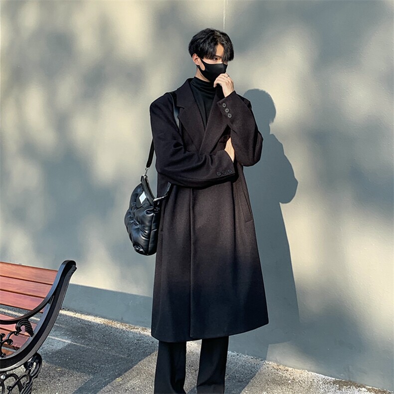 冬季毛呢大衣男士韩版中长款风衣宽松呢子外套西装F1251特P95，男装西服套装，星座309（原A406）