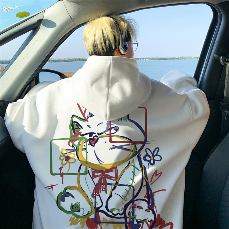 直播460克超厚潮牌重磅纯色连帽卫衣力推男XZ517A-2-WY8841-P68,男装卫衣,星座517A-2