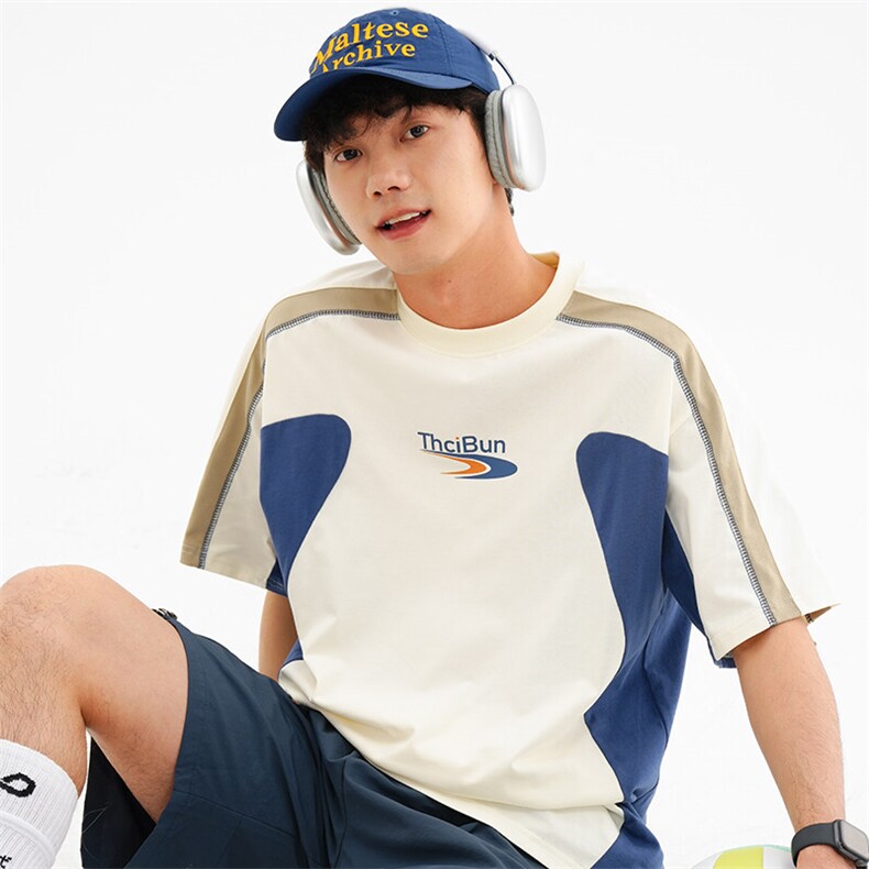 2025夏季新款原创潮牌日系男装T恤T982,男装T恤,电商A101（原外27）