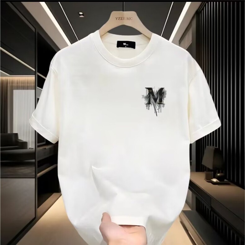 纯棉短袖T恤男生夏季时尚潮流休闲百搭潮牌正反双面印花宽松衣服,男装T恤,星座1210-1