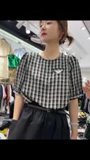 格子小衫，女装，Tπ