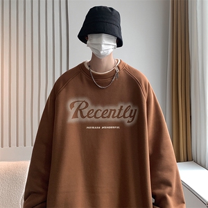 开春新款圆领卫衣男款美式外套小众设计春秋装MY02399-P45图片