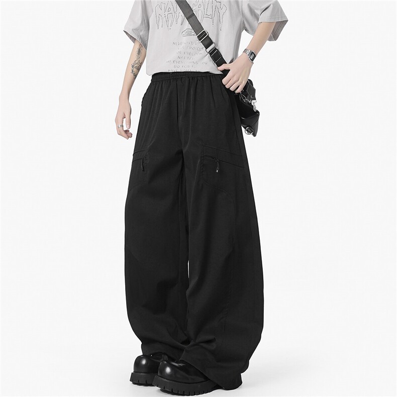 现货夏季弯刀休闲裤潮牌宽松薄款工装裤A337-S133-特P40控78,男装休闲裤,电商A337