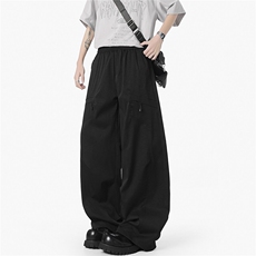 现货夏季弯刀休闲裤潮牌宽松薄款工装裤A337-S133-特P40控78，男装休闲裤，电商A337