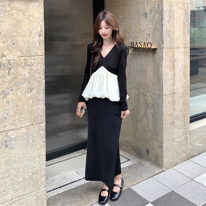 新品休闲套装原版面料鱼尾半裙5576-P165-K268,女装套装/套裙,2C275