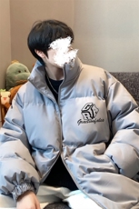 港风秋冬新款保暖立领宽松棉服外套男MY62041P95控118，男装棉衣，电商A268A