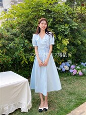 夏季风连衣裙，女装连衣裙，得到THETHAT