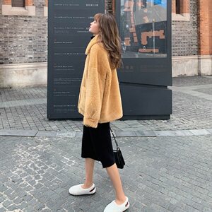 现货 款软糯糯羊羔毛外套 8148A浙宝100-Y559,女装棉衣/棉服,金十上