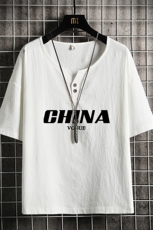 TY61001-P30v领亚短袖t恤男大码半袖半截袖，男装T恤，电商A040A