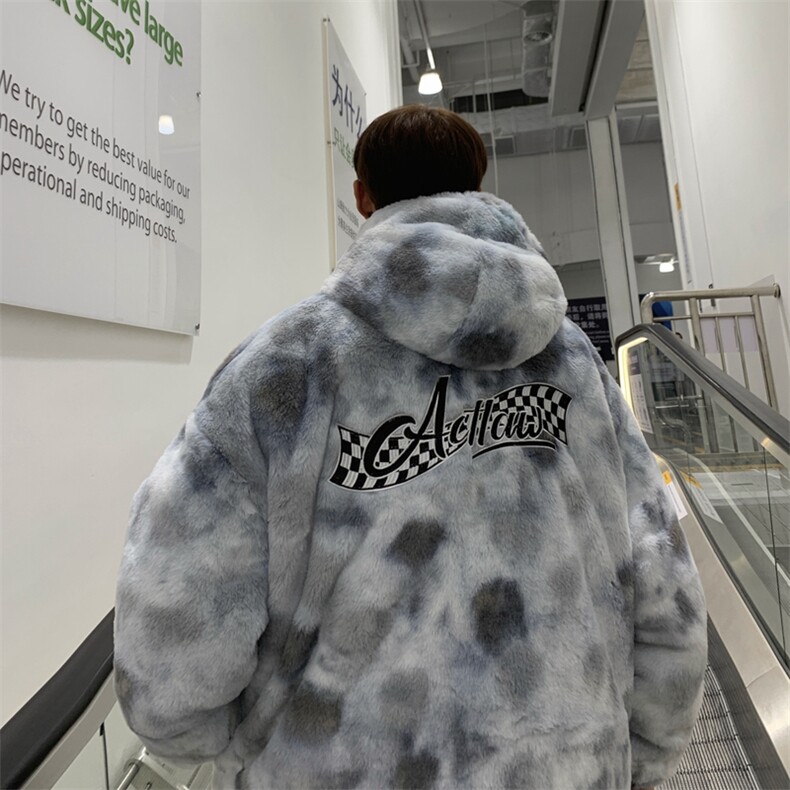 XZ216-BK94-P1282021男女情侣中性棉衣外套毛绒仿皮草棉服控148,男装棉衣,星座716-5（原216-1）