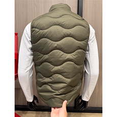 高品轻量化轻薄土司服科技棉立领背心马甲棉衣棉服男女A1093-P78，男装背心/马甲，星座1505