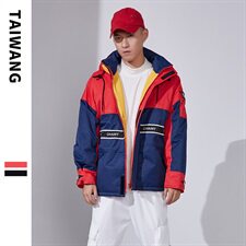 2020冬季新款男复古印花夹棉外套加厚情侣棉衣棉服A436-897-P135，男装棉衣，电商A436