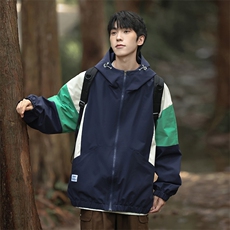 山系森林风秋季冲锋衣夹克潮宽松情侣外套A436-2219-P88控价109，男装夹克，电商A436