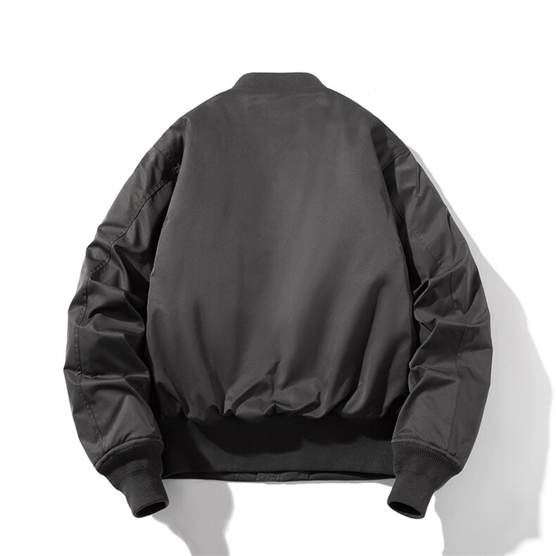 现货秋冬季潮牌机车夹克棉衣棒球服欧美街头飞行员外套情侣装,男装棉衣,电商A105