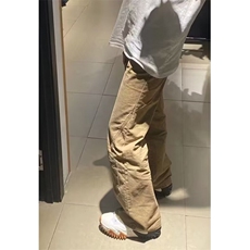 工装裤春秋新款高街直筒牛仔裤男复古垂感微喇叭长裤子K373，男装牛仔裤，星座1116A（原606A-3）